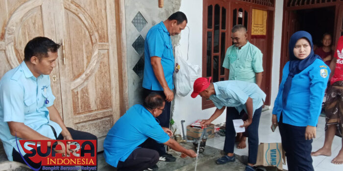 Perumda Air Minum Trunojoyo, Lakukan Penyisiran Jaringan Pelanggan di Jalan Kramat II Sampang
