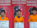 Jatanras Bringas Polresta Deli Serdang Bekuk Tiga Pelaku Curas