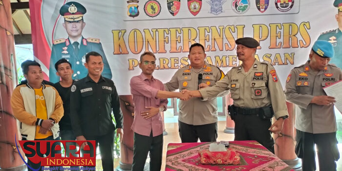 Kapolres Pamekasan Mediasi Anggotanya Terlibat Salah Paham Dengan Orator Demonstran