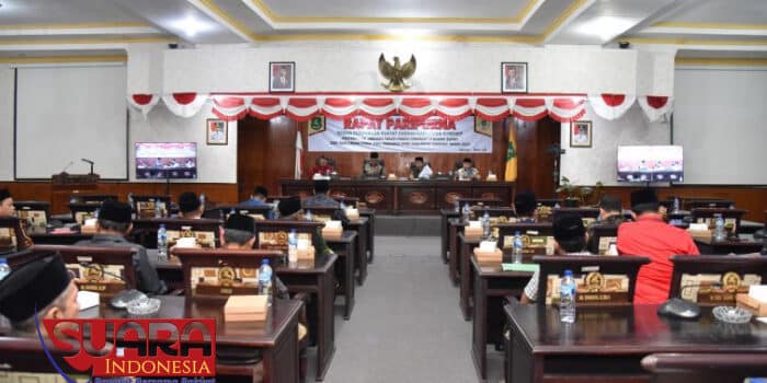 Gelar Rapat Paripurna, DPRD Sumenep Bahas Tiga Pokok Rancangan Raperda