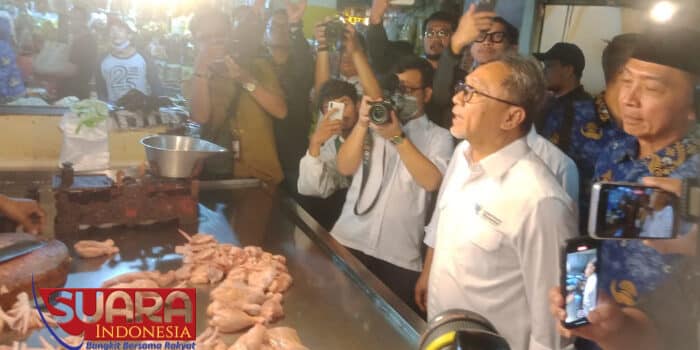 Jaga Stabilitas Harga Saat Ramadan, Wawalkot Bogor Dampingi Mendag Zulhas Tinjau Pasar Kebon Kembang