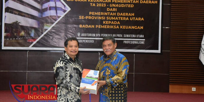 Bupati HM Ali Yusuf Siregar Serahkan LKPD Tahun 2023 Pemkab Deli Serdang ke BPK-RI