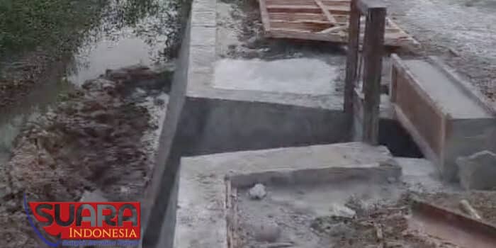 Gunakan Uang DD Bangun Pintu Sadap Air, Kades Matang Kareung Aceh Utara Mengaku Salah