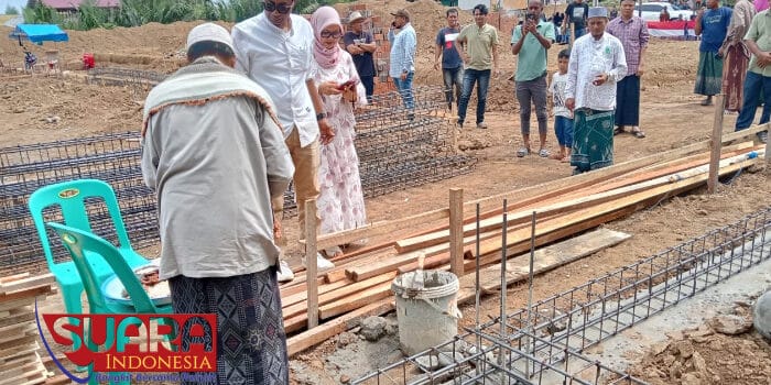 Peletakan Batu Pertama, Awali Proses Pembangunan Pasar Modern di Perbatasan Aceh Timur Aceh Utara