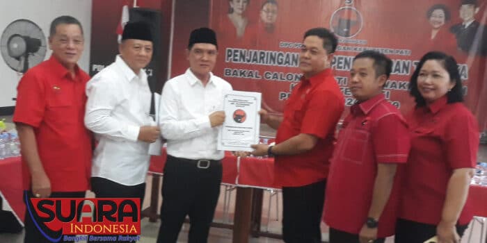 Pilkada 2024, Pasangan Wahyu – Suharyono Mendaftar Balon Kepala Daerah