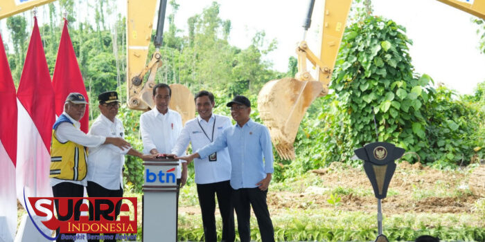 Presiden Jokowi Resmikan Pembangunan Gedung BTN di IKN