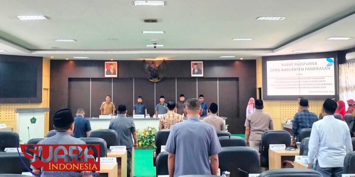 DPRD Pamekasan Gelar Rapat Paripurna Raperda Pelaksanaan APBD Tahun 2023