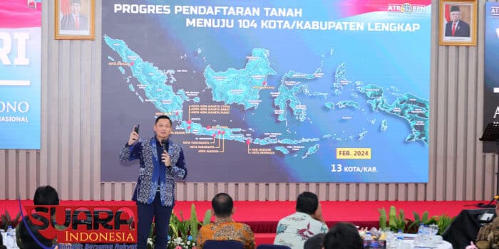 Sebanyak 2,4 Juta Bidang Tanah Terdaftar dalam 100 Hari Kerja Menteri AHY