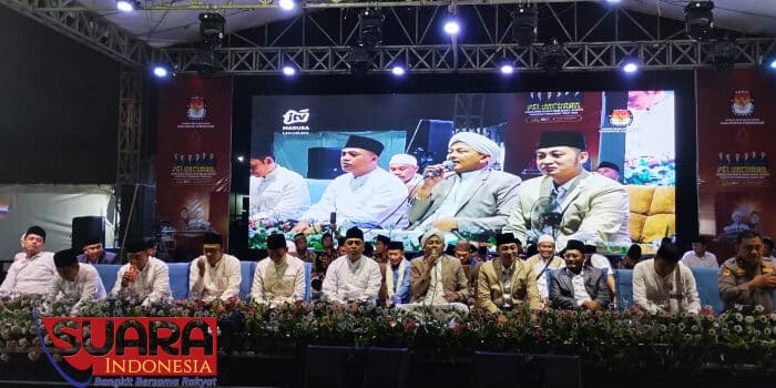 Dalam Rangka Peluncuran Pemilihan Bupati dan Wakil Bupati Tahun 2024, KPU Pamekasan Gelar Sholawat Bersama