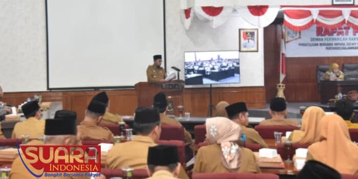DPRD Sumenep Gelar Rapat Paripurna Penetapan Raperda Pelaksanaan APBD Tahun 2023, Ini Hasilnya