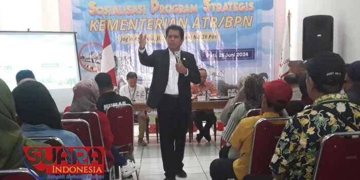 Bersama Anggota DPR RI Riyanta, Kanwil BPN Jateng Sosialisasikan Program Strategis Kementerian ATR/BPN
