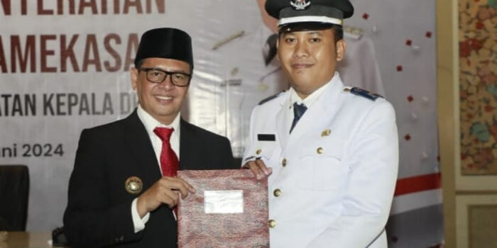 Pemdes Kadur Ucapkan Selamat Atas Pengukuhan SK Perpanjangan Masa Jabatan Kades Haris Burhanuddin
