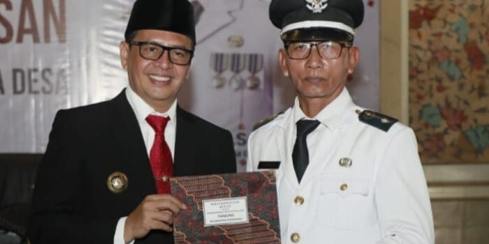 Pemdes Tanjung Ucapkan Selamat Atas Pengukuhan SK Perpanjangan Masa Jabatan Kades Zabur