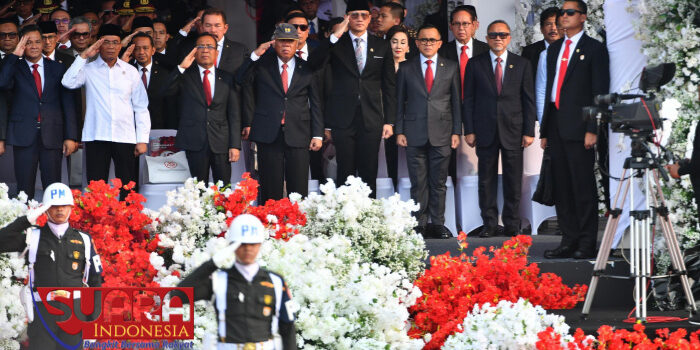 Peringati Hari Bhayangkara ke-78, Menteri AHY Hadiri Upacara di Monas