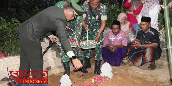 Dandim 0826/Pamekasan Memimpin Upacara Pemakaman Militer Almarhum Koptu Agus Mulyono