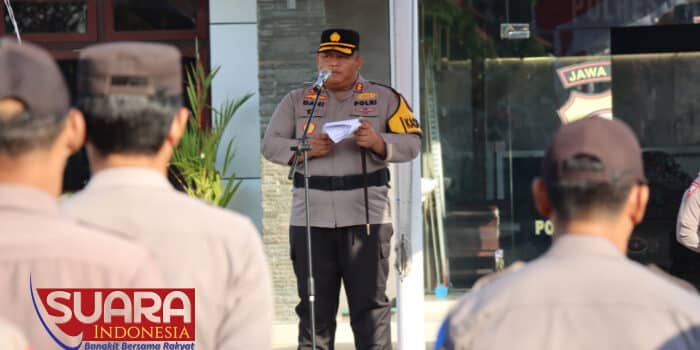 Kapolres Pamekasan Pimpin Apel Gelar Pasukan Ops Patuh Semeru 2024, “Tertib Berlalu Lintas Demi Terwujudnya Indonesia Emas”