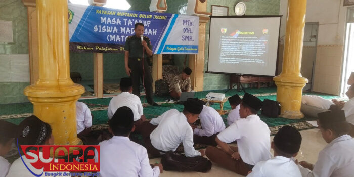 Koramil 0826-04 Galis Gelar Masa Ta’aruf Siswa Madrasah Ponpes Miftahul Qulub