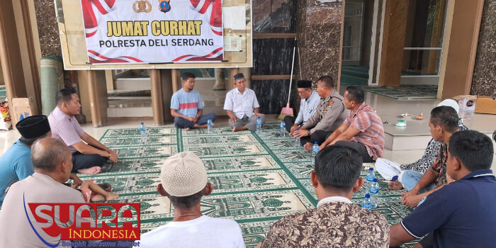 Bangun Kamtibmas, Polresta Deli Serdang Gelar Giat Jumat Curhat