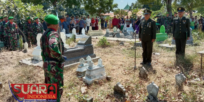 Sebagai Bentuk Penghargaan, Pemakaman Almarhum Pelda Muchammad Bahrul Dilaksanakan Secara Militer