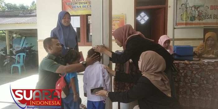 Peduli Kesehatan Anak, Babinsa Desa Bulay Aktif Pendampingan Posyandu