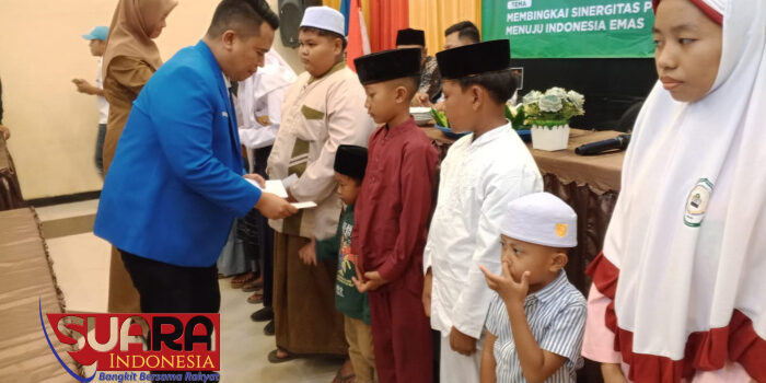 Puluhan Anak Yatim Berbahagia Pada Resepsi Harlah KNPI ke 51