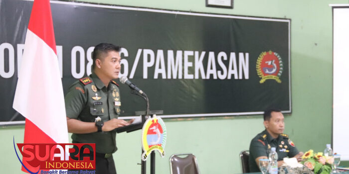 Anggota Kodim 0826/Pamekasan Terima Sosialisasi Tahorneg dari Tim Ajenrem Tipe A 084/BJ