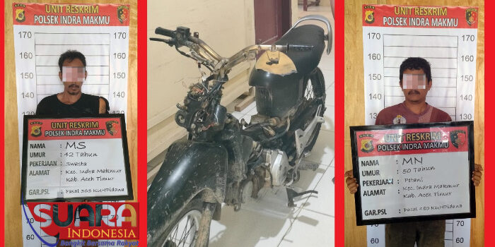 Polsek Indra Makmur Ringkus Terduga Penadah dan Pelaku Pencurian Sepeda Motor