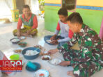 Pererat Silaturahmi, Ini yang Dilakukan Serda Didik Molyono Dengan Warga Desa Lesong Laok
