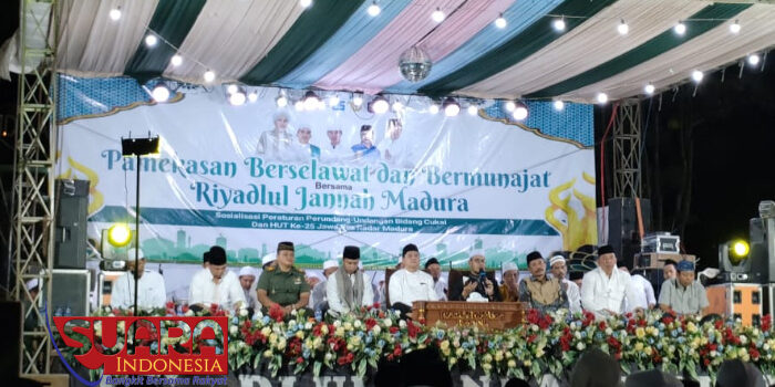 Melalui Satpol PP, Bea dan Cukai Gelar Sholawat Bersama Majelis Riyadlul Jannah Madura