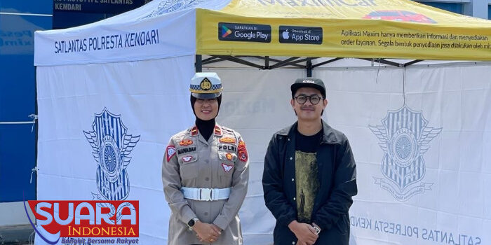 Dukung Ketertiban Lalu Lintas di Beberapa Kota di Indonesia, Maxim Berikan Tenda ke Pos Polisi