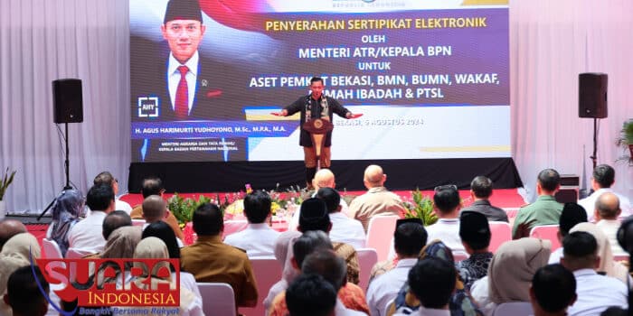 Apresiasi Revitalisasi Kantah Kota Bekasi, Menteri AHY Harapkan Bisa Semakin Meningkatkan Kualitas Layanan