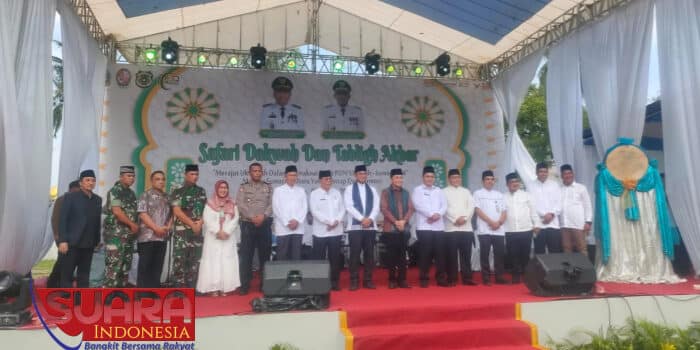 Polresta Deli Serdang Hadiri Safari Dakwah dan Tabligh Akbar, Merajut Ukhuwah Spirit PON 2024