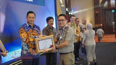 Menteri ATR/BPN Agus Harimurti Yudhoyono Berikan Predikat Wilayah Tertib Administrasi Berintegritas kepada 46 Satuan Kerja