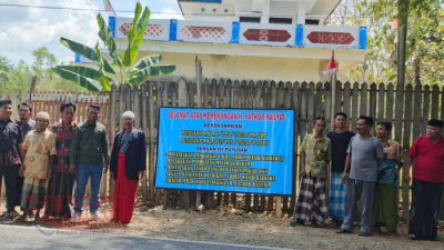 Pemilik Tanah di Guluk Manjung Pasang Plakat Putusan Pengadilan, Sengketa Berakhir?