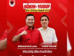 Pasangan Sokhi Atulo Laia – Yusuf Nache Resmi Diusung Partai PDI-Perjuangan