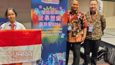 Olimpiade Matematika Internasional Hongkong, Yunatri Utusan SMAS Kristen Barana Meraih Merit Award