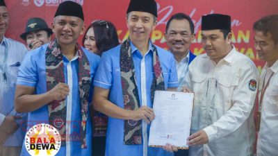 Pasangan Dedie A Rachim dan Jenal Mutaqin Resmi Daftarkan Diri Sebagai Calon Wali Kota dan Wakil Wali Kota Bogor Ke KPU