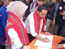 Pasangan Ruslan-Ida Resmi Mendaftar di KPU Mamasa