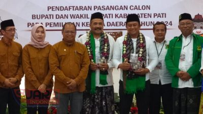 Pilkada 2024, Pasangan Budiyono-Novi Mendaftar ke KPU Pati 6 Pilkada 2024, Pasangan Budiyono-Novi Mendaftar ke KPU Pati