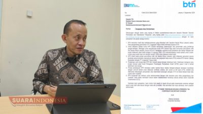 Temukan Kejanggalan Administratif, SuaraIndonesia-News Tolak Holding Statement BTN