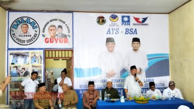 AYS Resmikan Posko Pemenangan Relasi dan Guyub di Hamparan Perak