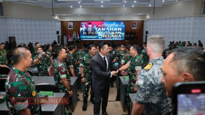 Menteri AHY Berikan Ceramah Pembekalan kepada Pasis Dikreg LII Sesko TNI