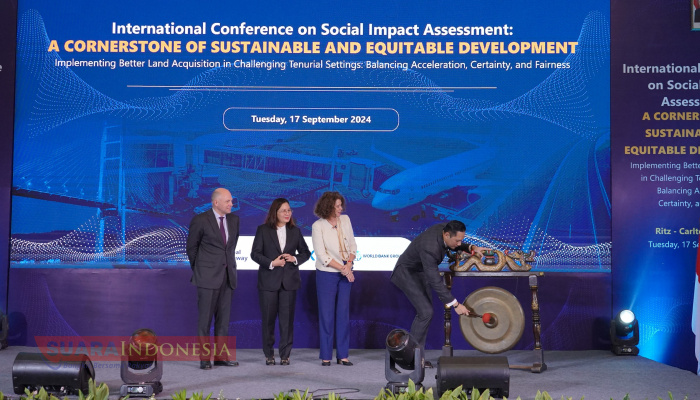 Menteri AHY Buka Konferensi Internasional Penilaian Dampak Sosial, Tekankan Pentingnya Keadilan dalam Pengadaan Tanah