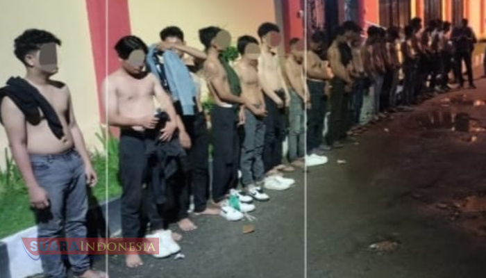 Polresta Deli Serdang Amankan 21 Remaja Diduga Anggota Geng Motor