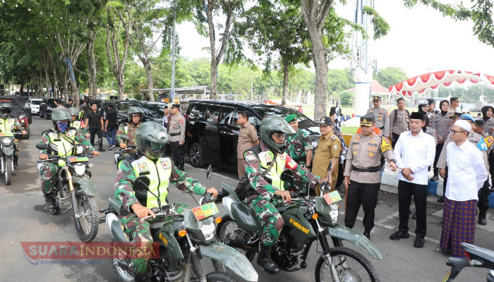 Kyai Mamak dan Mas Ab, Hadiri Apel Gelar Pergeseran Pasukan Pengamanan TPS Pilkada