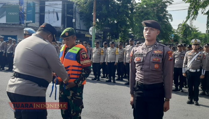 Kodim 0826/Pamekasan Ikuti Apel Kesiapsiagaan Penanggulangan Bencana Hidrometeorologi