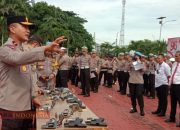 Wakapolda Kaltim Pimpin Pemeriksaan Senpi Personel
