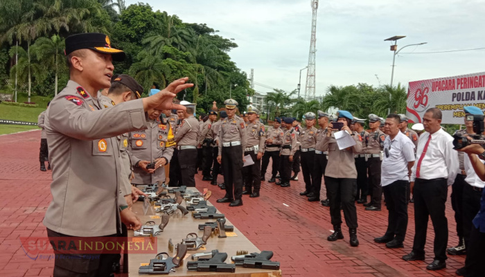 Wakapolda Kaltim Pimpin Pemeriksaan Senpi Personel