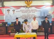 Serah Terima Jabatan Bupati dan Wakil Bupati Sampang Periode 2025-2030 dan Rapat Paripurna Penyampaian Visi Misinya