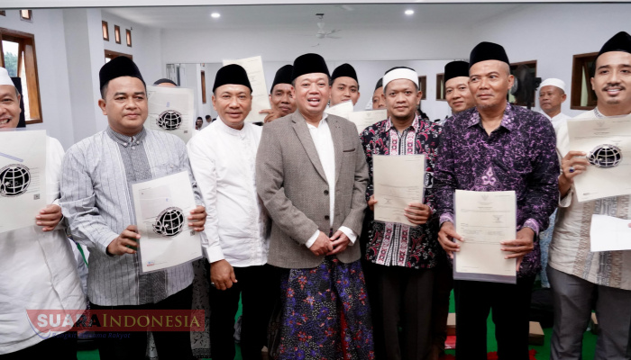 Terima Sertipikat Wakaf Berbentuk Elektronik, Warga Kudus Yakini Bisa Lindungi dari Potensi Konflik Pertanahan